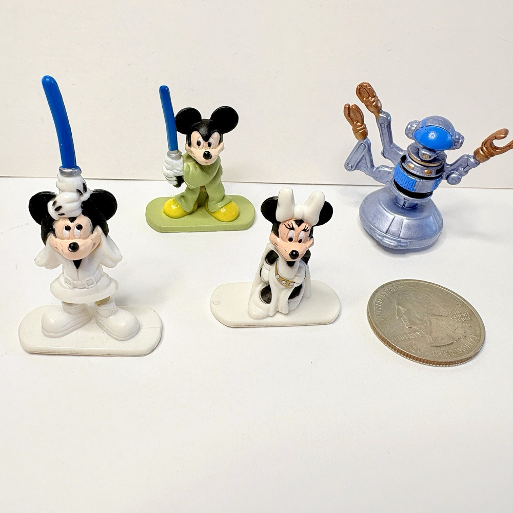 Disney Parks Star Wars Pack Series 4 Mini Figures Lot Of Mickey Mouse Luke Rex